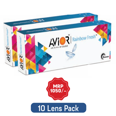 Avior Rainbow Fresh Plano Weekly disposable
